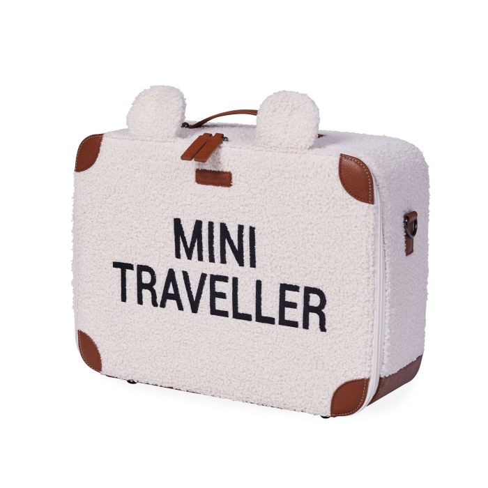 CHILDHOME Valigia Mini Traveller - Teddy Ecru - 402972