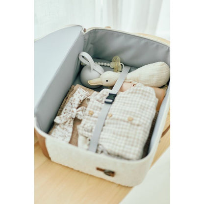 CHILDHOME Valigia Mini Traveller - Teddy Ecru - 402972