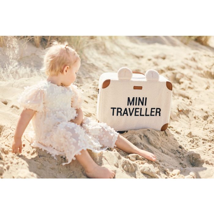 CHILDHOME Valigia Mini Traveller - Teddy Ecru - 402972