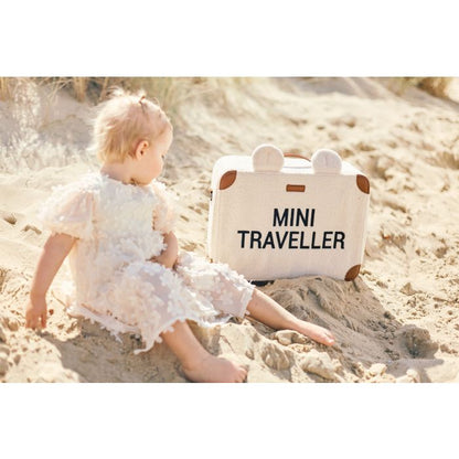 CHILDHOME Valigia Mini Traveller - Teddy Ecru - 402972