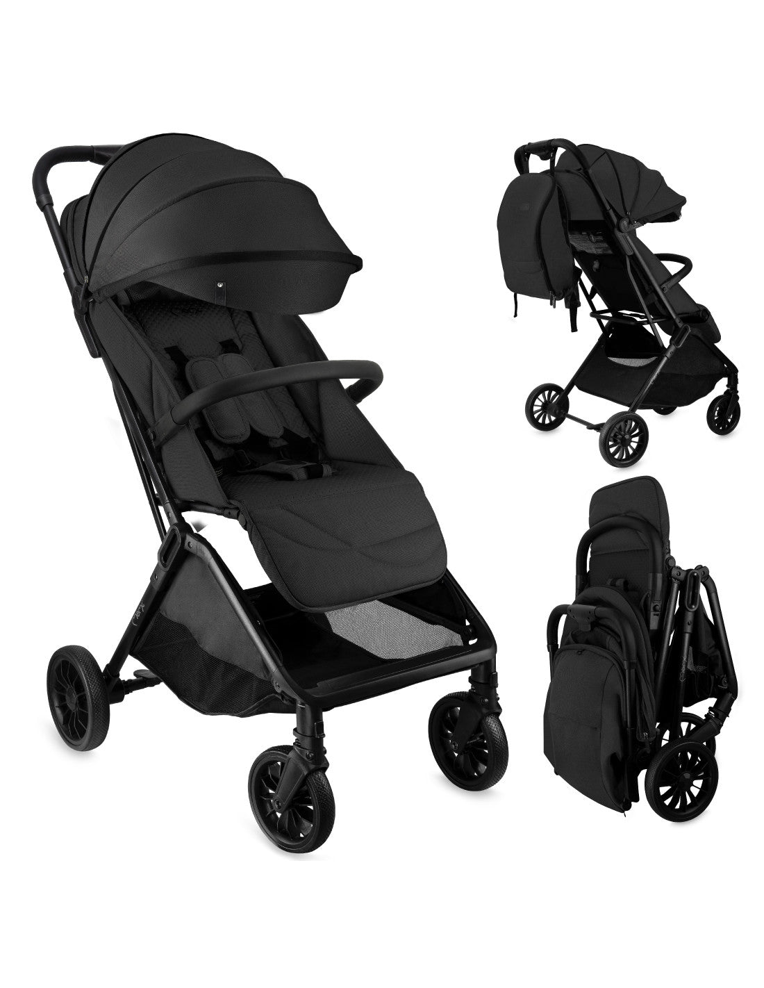 MoMi passeggino leggero ANDREA colore black