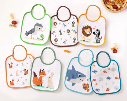KIOKIDS - Set bavette settimanali (7pz) - colorazione 1