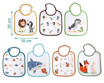 KIOKIDS - Set bavette settimanali (7pz) - colorazione 1