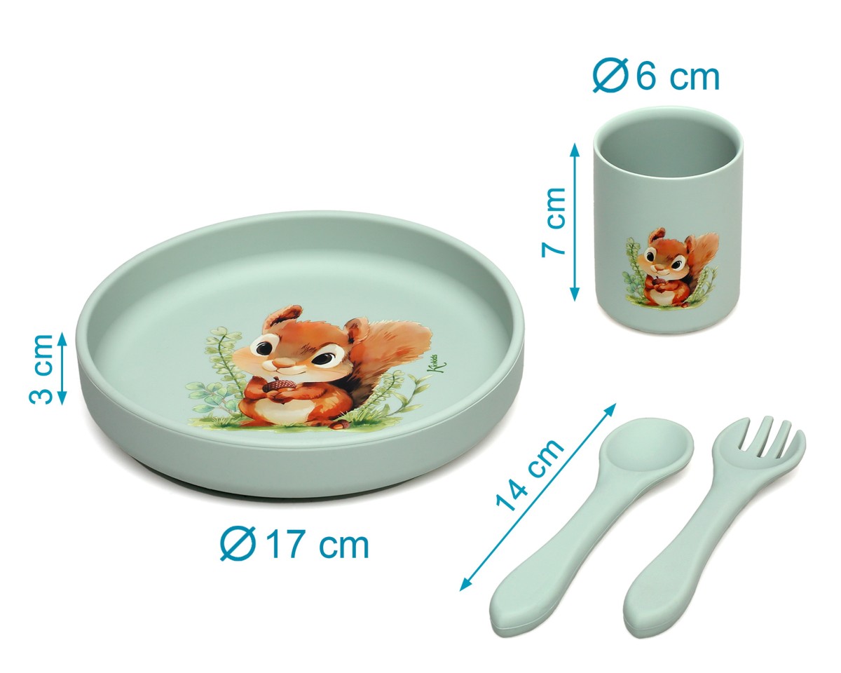 KIOKIDS - Set Pappa in silicone SCOIATTOLO