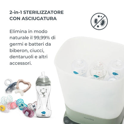 Nuvita - Sterilizzatore con asciugatura 2 in 1 SteriDry - 1088