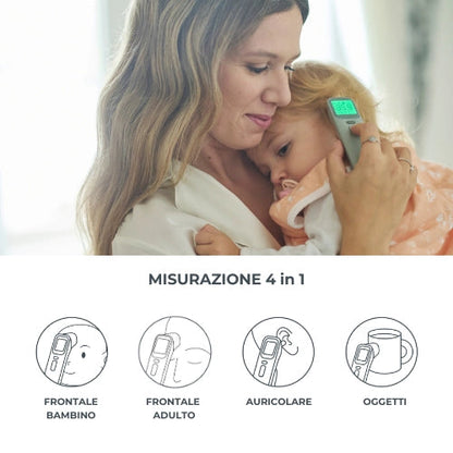 NUVITA - Termometro digitale frontale e auricolare - 2075