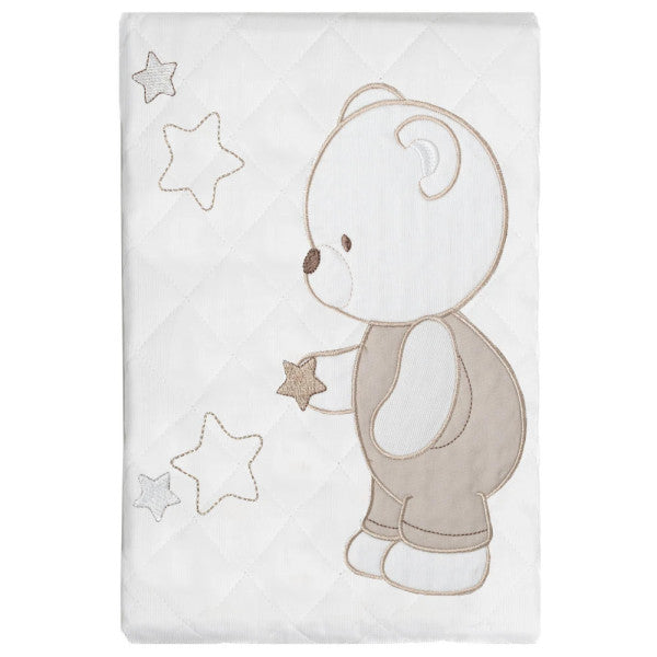 COCCOLISSIMI Trapuntino mezzo peso per lettino - Cercatore di stelle - beige