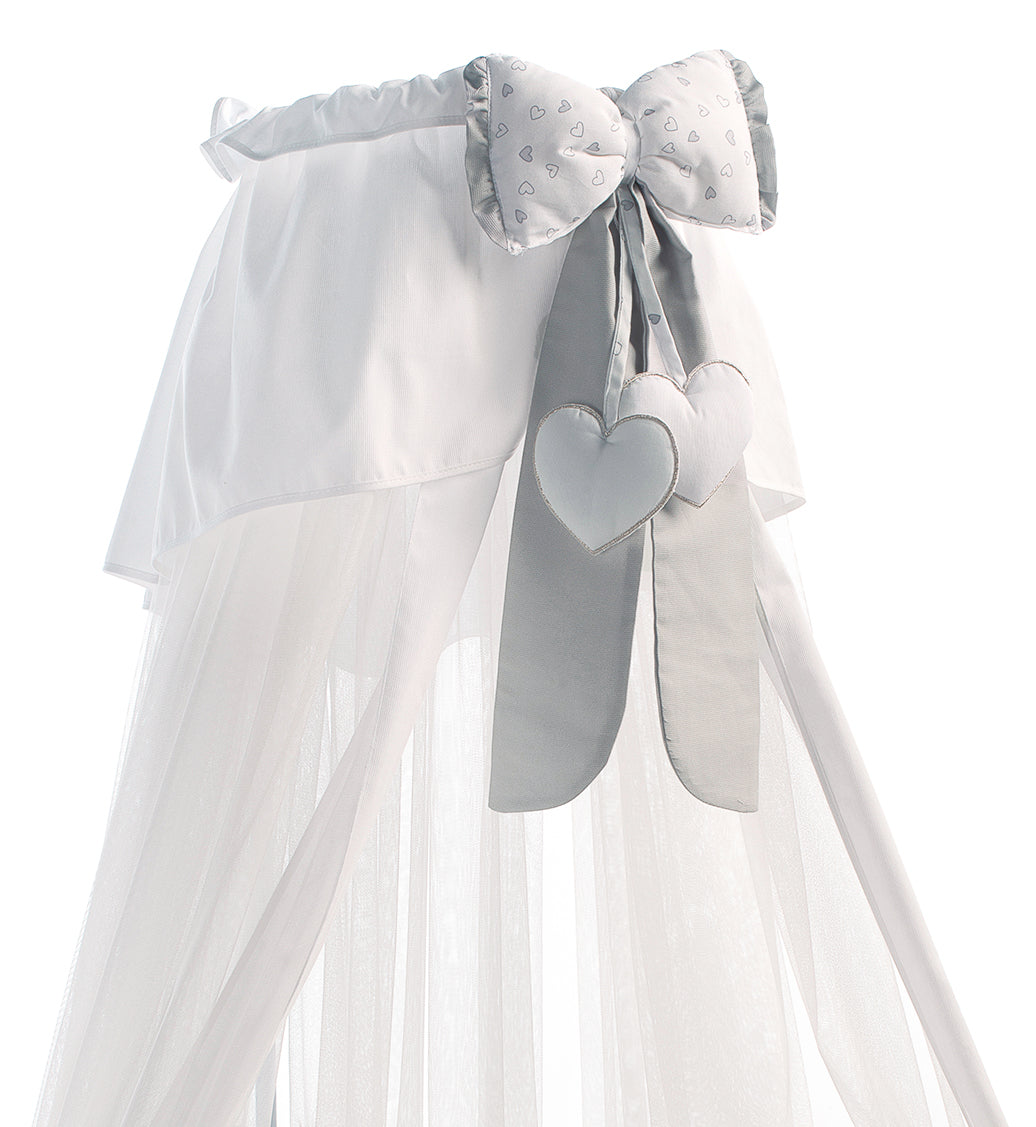 Asta con velo zanzariera per lettino